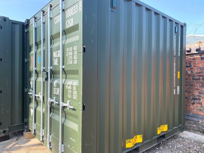 a half size 10 foot storage container