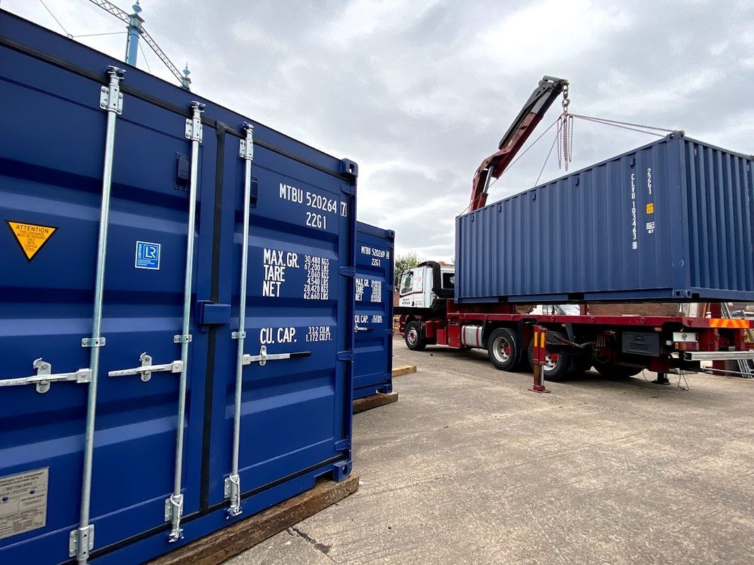 20 foot ISO container on HIAB
